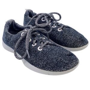Allbirds Women's The Wool Runner Lace Up Sneaker Shoes Heather Dark Grey 8